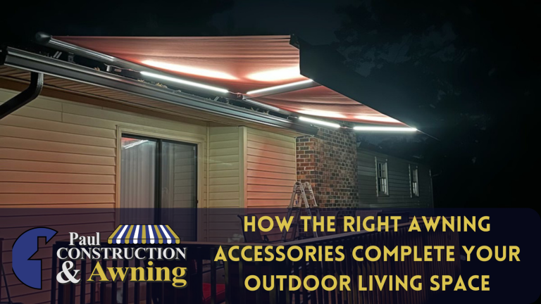Blog cover: How the right awning accessories complete your outdoor living space